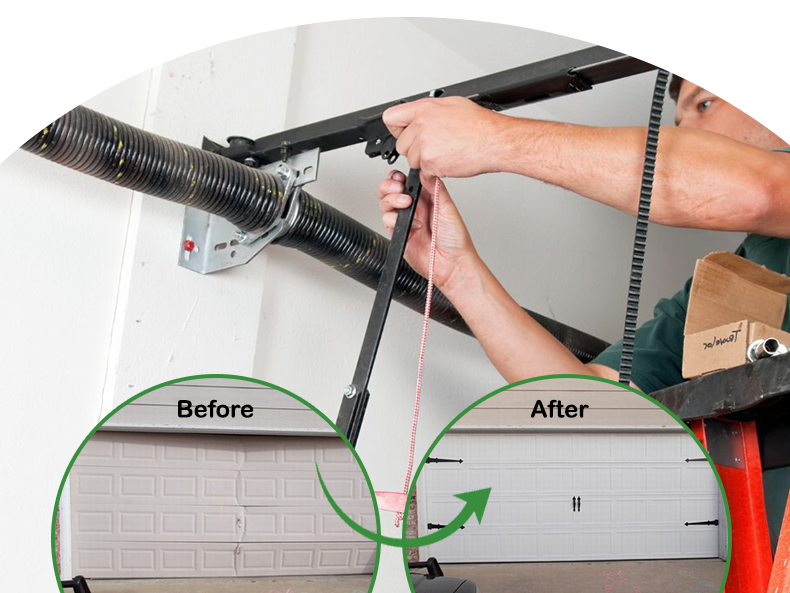 garagedoor spring repair near me